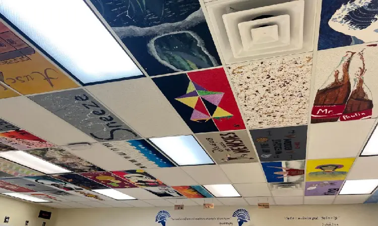 can you paint ceiling tiles