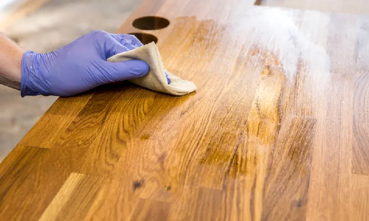 how to prep stained wood for painting